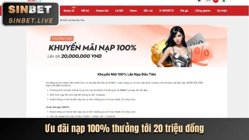 Thưởng chào mừng cho người chơi mới tại 333666v link mới